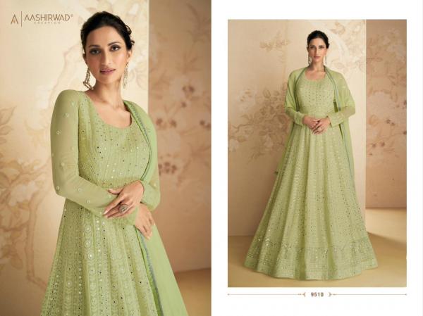 Aashirwad Gulkand Disha Exclusive Georgette  Designer Gown Collection